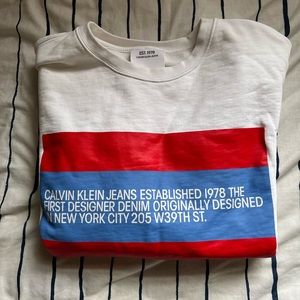 Calvin Klein EST. 1978 PATCH CREW NECK